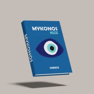 MYKONOS MUSE Decorative Book