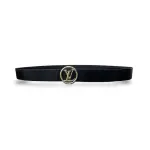 BELT Leather With Gold Buckle-T-3