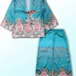 Delhi Topaz Kimono Set