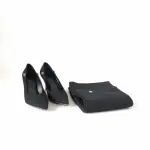 Convertible High-Heel Fabric Boots R-777
