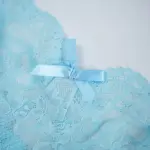 Blue Whisper Light Blue Lace Lingerie Set