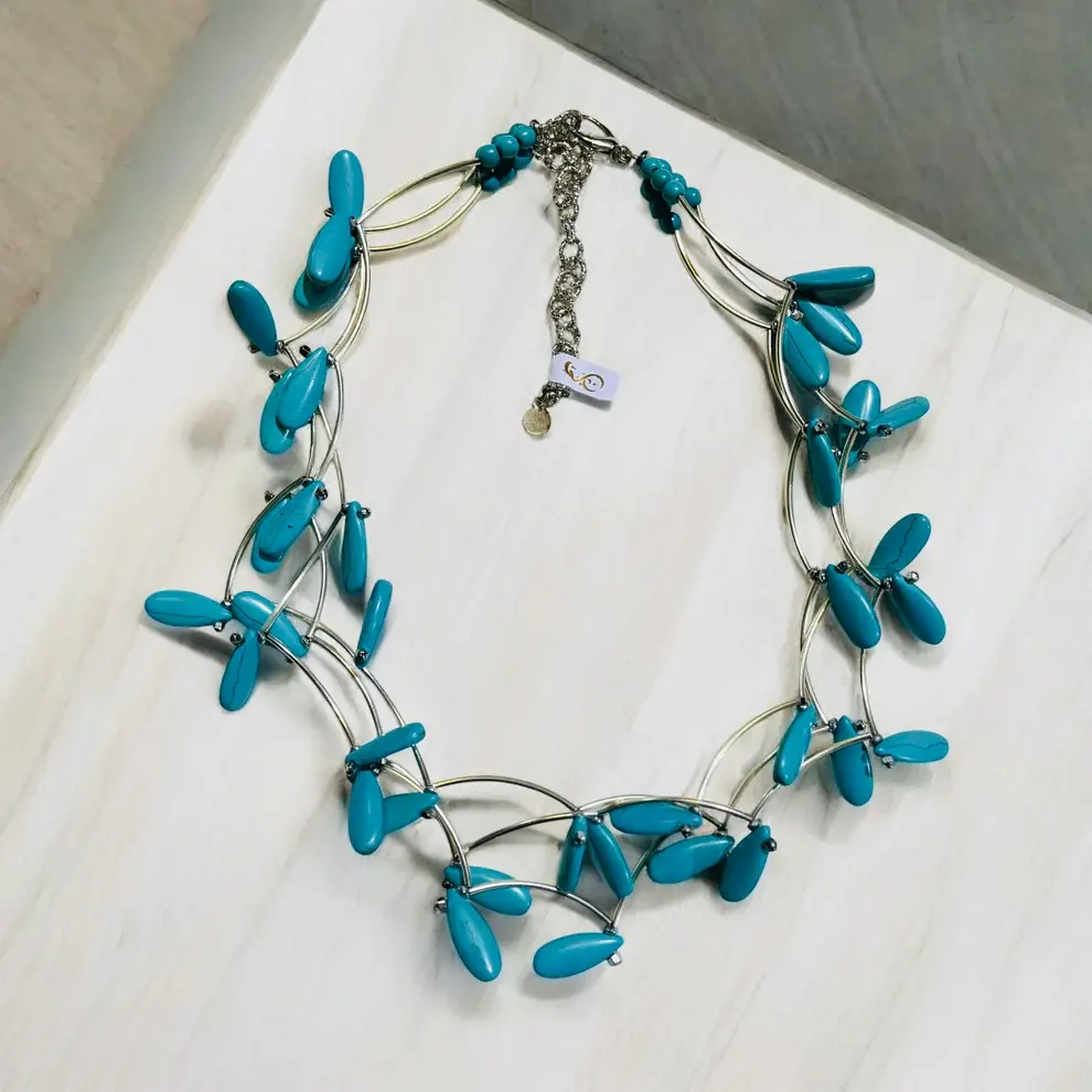 Turquoise drops
