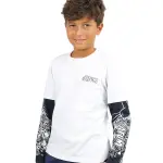 Cotton Boy's White T-Shirt