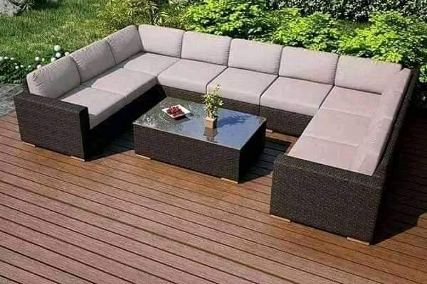 Rattan breaker corner in U shape