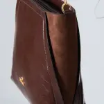 Minimal Shape Shoulder Bag-brown