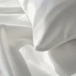 Luxury Satin Pillowcases – 400 TC Egyptian Cotton – White