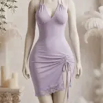 Mini Dress - مايكروفايبر