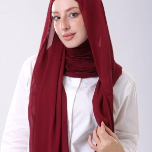 حجاب ذكي احمر