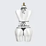 Plus Size Cupless Lingerie Bra Panty Set