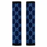 Gucci Blue - Set of 2 Seat Belt Covers