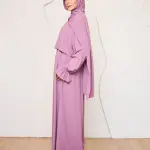 BLUE CREPE DRESSY ISDAL