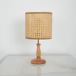 Rattan Boho Table Lamp 030