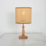 Rattan Boho Table Lamp 030