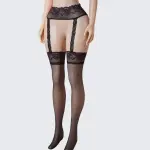 Lace Perfumed See-Through Garter Stockings