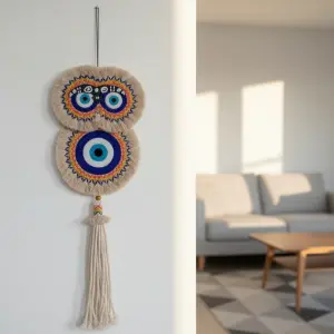 off-white owl decoration