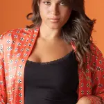 Organic Cotton Cami Top Lace Trimmed - Black