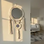 Evil Eye Tassel Mirror