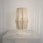 Makrami floor lamp