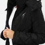 Women's Puffer Black Jacket