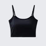 Seamless Cooling Crop Camisole Built-in Bra Padded Top