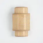Rattan Boho Wall Lamp 011