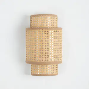 Rattan Boho Wall Lamp 011