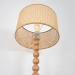 Rattan Boho Floor Lamp