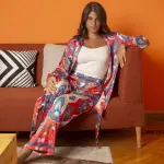 Art Deco Colorful Kimono Set