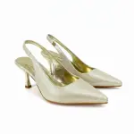 Elegant Shimmer Slingback Heel C-81