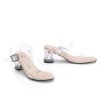 Transparent Heel Sandal C-49