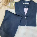 Bleu Ciel Crinkled Marble Effect pjs