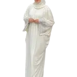 اسدال تطريز زخرفه ابيض