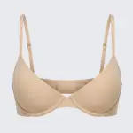 Seamless Soft Wire Plunge Bra Invisible Demi Push Up Bralette