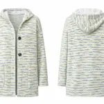 Striped Hoodie Jacket