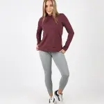 Training Long-Sleeve Burgundy T-Shirt