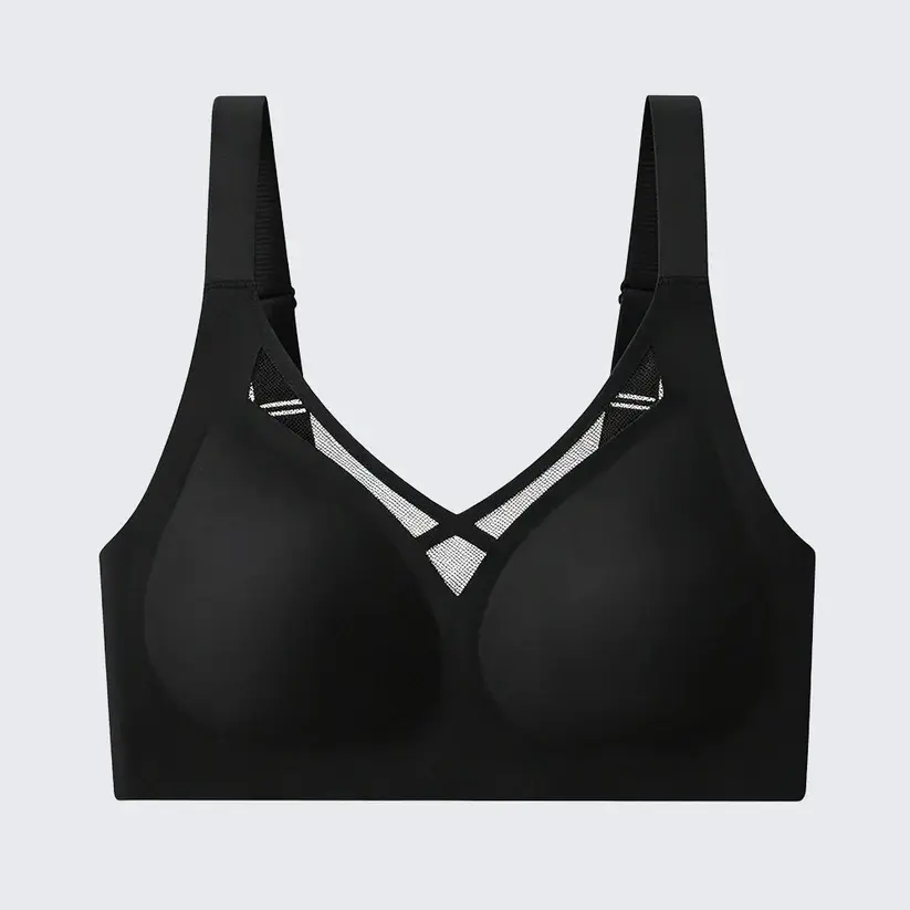 Seamless Wirefree Minimizer Bra Plus Size Anti-Sagging Soft Support Bralette