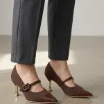 Classic Strap Elegance Heels C-87