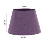 lamp shade purple LS06 20/30