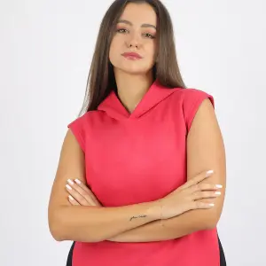 Women's Hoodie Magenta Top