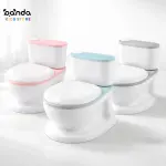 بوتي شكل تواليت للتدريب على استخدام الحمام ، درج قابل للفصل ، وقاعدة مبطنة قابلة للفصل والغسل