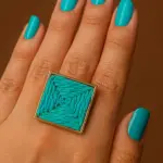 Geometric Woven Ring Stainless Steel Pure RI-20