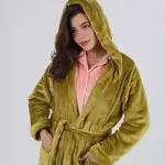 Kiwi Colada Fur Long Robe