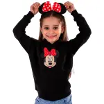 Black Hoodie with "Minnie Mouse" Print🖤💓