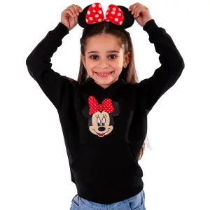Black Hoodie with "Minnie Mouse" Print🖤💓