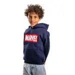 Navy Blue Hoodie with "Marvel word" Print💙😎