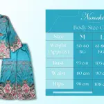 Delhi Topaz Kimono Set