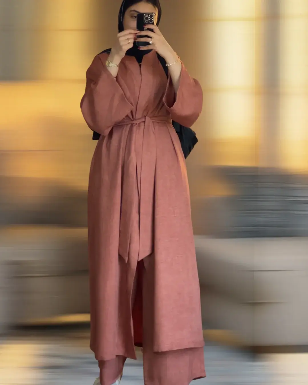 Zahra linen kimono set ✨