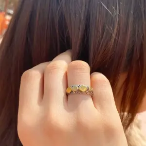 خواتم عربي احجار طبيعيه فري سايز