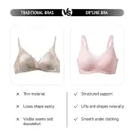 Seamless Front Clip Nursing Bra Wirefree Anti-Sagging Maternity Bralette