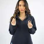 Oversized Women's Navy Hoodie